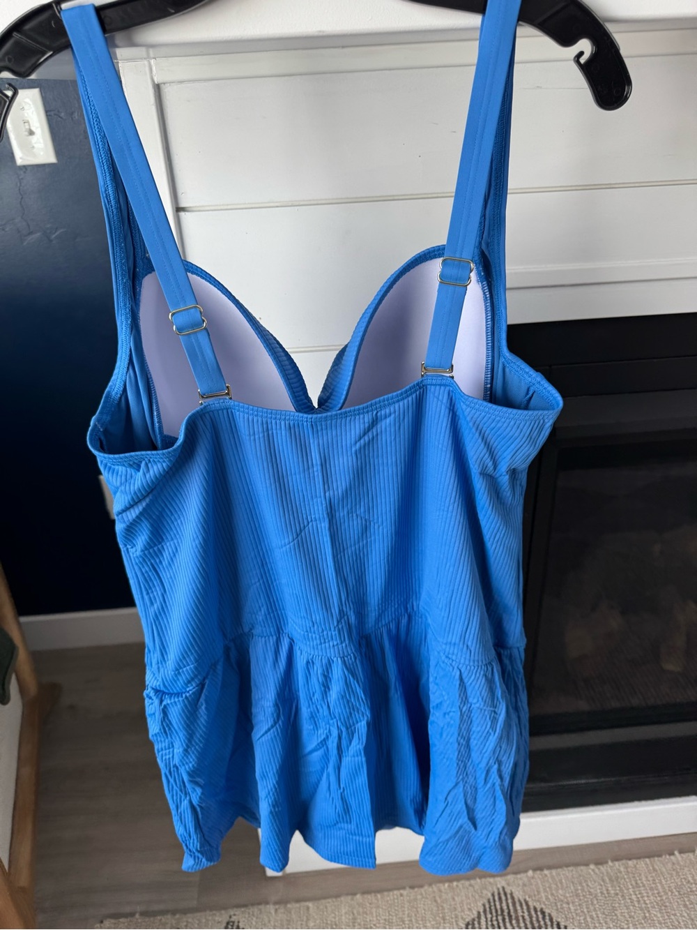 Sunsets Escape Harbor Blue Sandbar Rib Sienna Swim Tummy Control Dress Size 20 - Picture 5 of 7